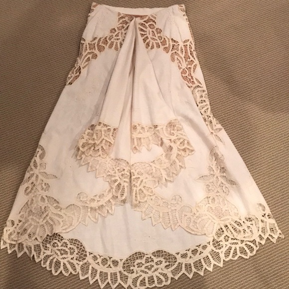 handmade Dresses & Skirts - 🔴  ENGLISH LACE SKIRT HANDMADE